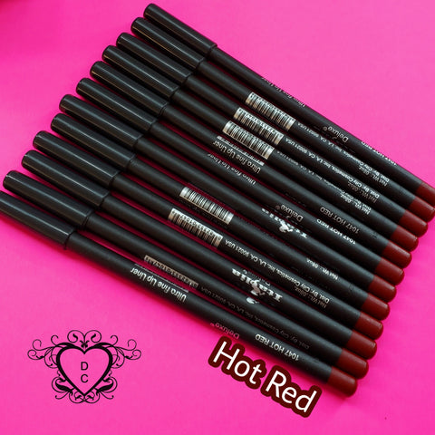 12PCS HOT RED LIP LINERS