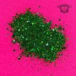 SOUR APPLE HOLOGRAPHIC CHUNKY GLITTER